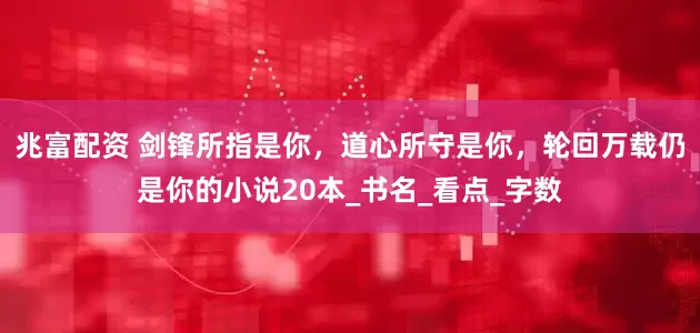 兆富配资 剑锋所指是你，道心所守是你，轮回万载仍是你的小说20本_书名_看点_字数