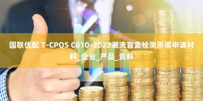 国联优配 T-CPQS C010-2022潮流盲盒检测所需申请材料_企业_产品_资料